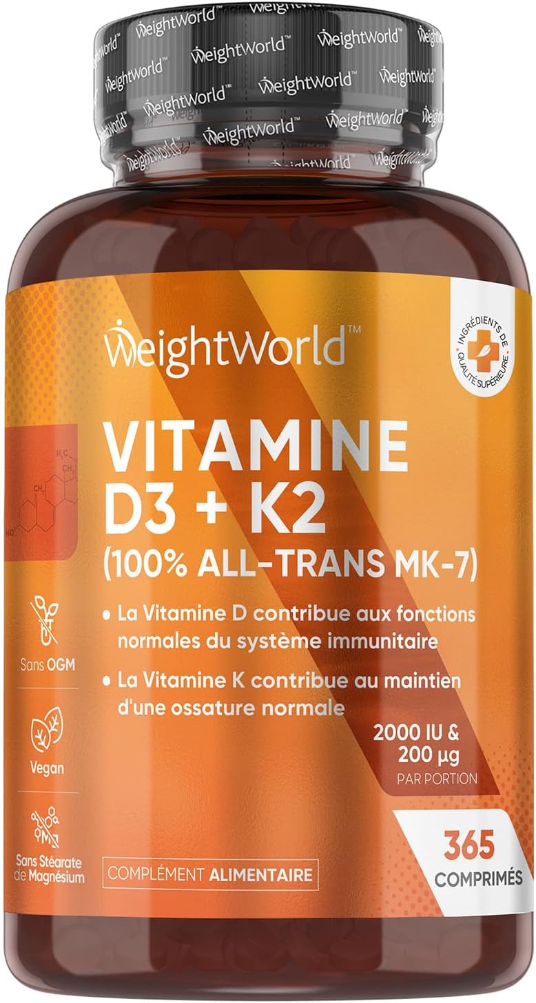 Vitamine D3 K2 MK7 WeightWorld